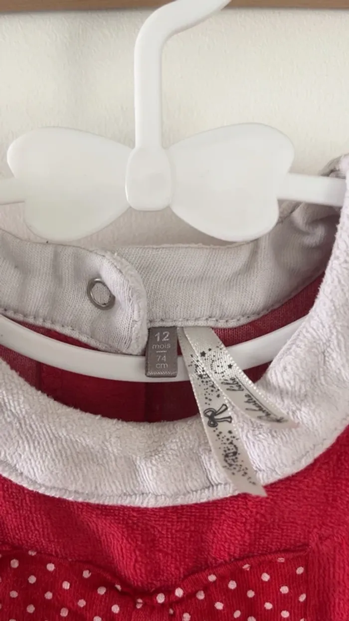 Pyjama velours bébé fille - photo numéro 2