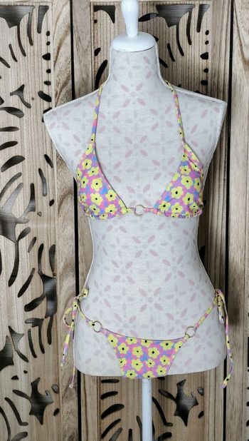 Maillot de bain imprimé fleurs 2 piéces