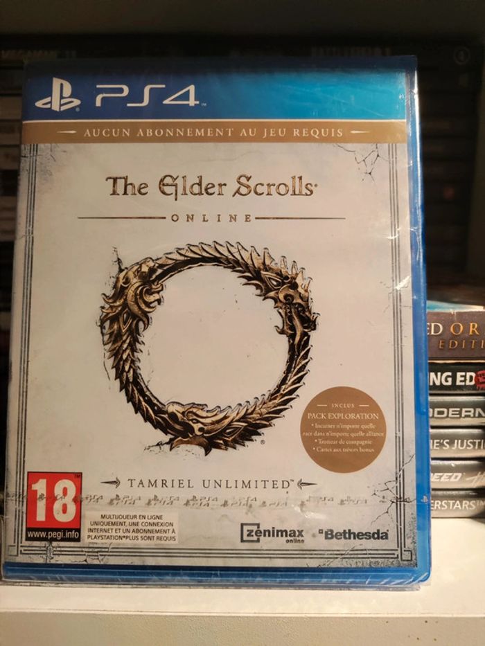 The Elder Scrolls Online PS4 neuf