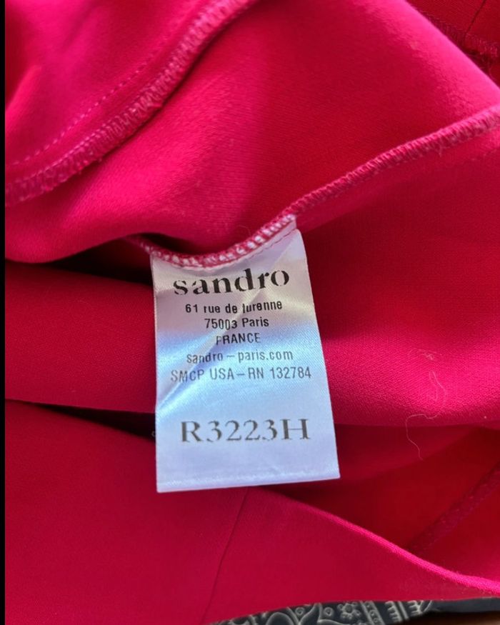 Élégante robe framboise Sandro 40 - photo numéro 12