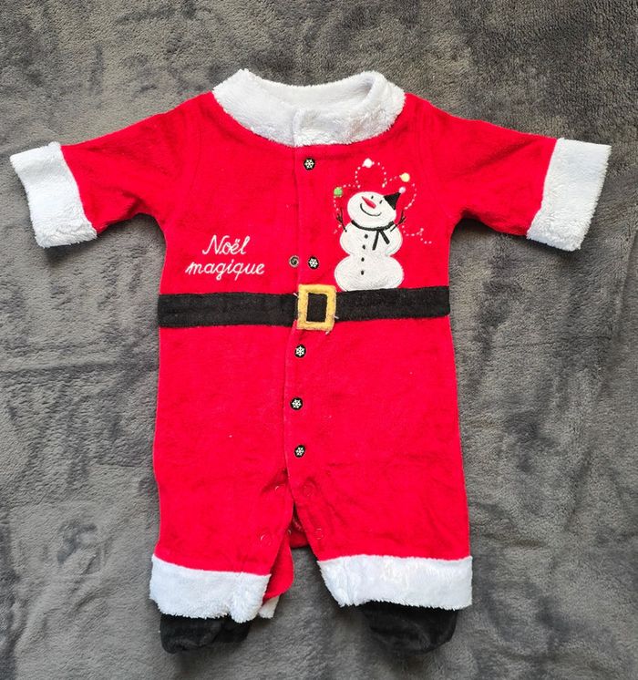 Lot de pyjamas bébé thème Noël - photo numéro 5