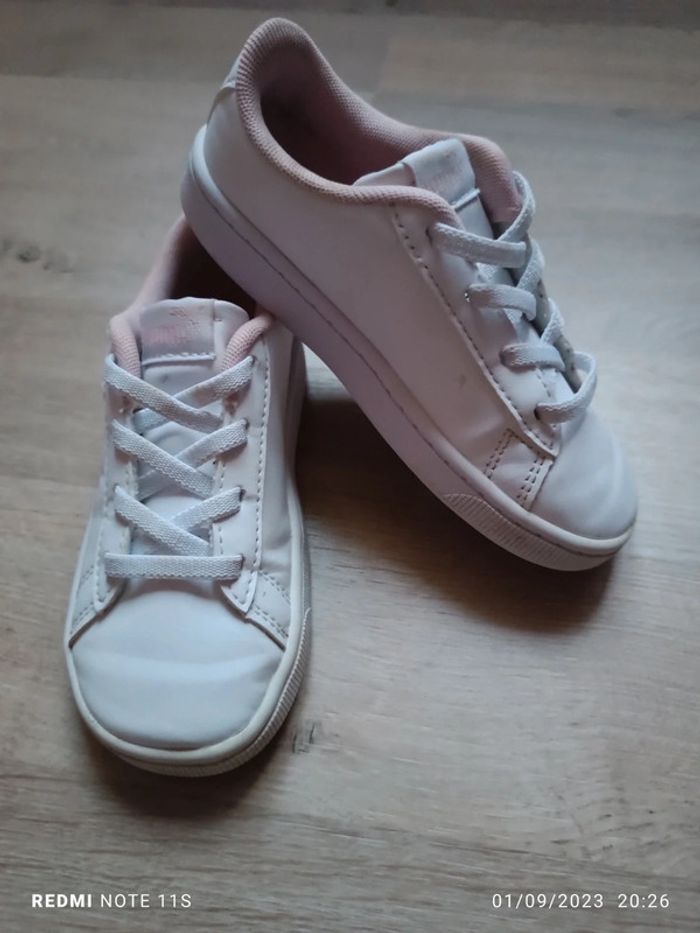 Baskets Puma lacets élastiques