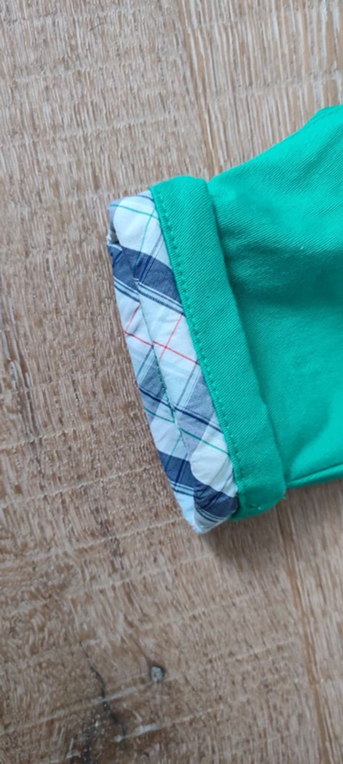 Pantalon sergent major 3 mois couleur menthe - photo numéro 3