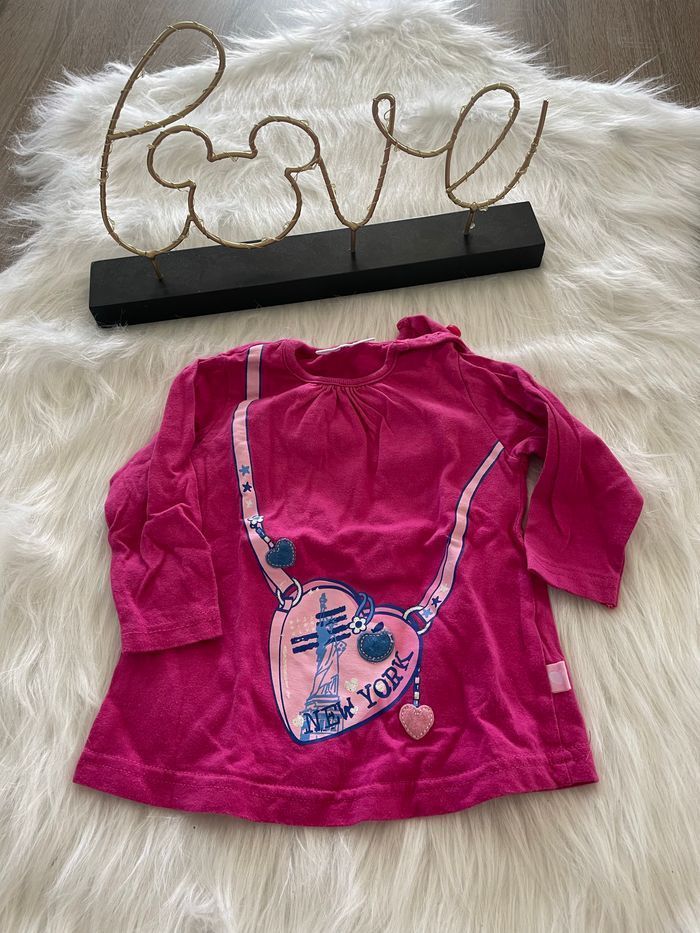 Pull fin rose cadena new york taille 8-9 mois baby