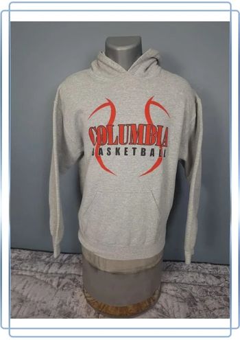Sweat à capuche  / hoodie gildan - taille M - homme gris sérigraphie (325)