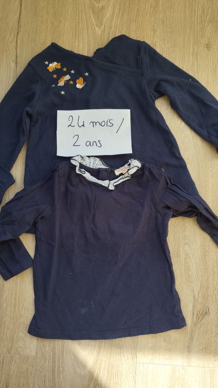 T-shirt manches longues 24 mois