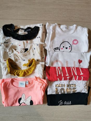 Lot de 9 tee shirt filles
