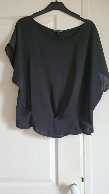 Blouse noire la fée maraboutee