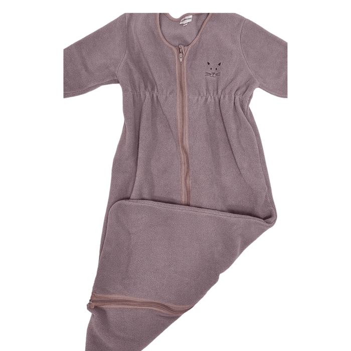 Gigoteuse polaire mauve 6 mois - 2 ans