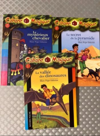 Lot de 3 livres - La Cabane Magique (Tomes 1, 2 et 3)