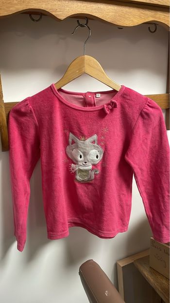 Ensemble de pijama rose foncé 