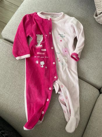 Pyjama velours 6 mois