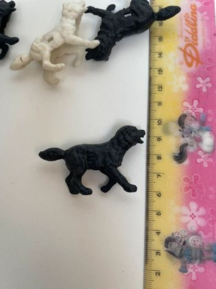 Lot de 4 figurines anciennes troué animaux - photo numéro 7