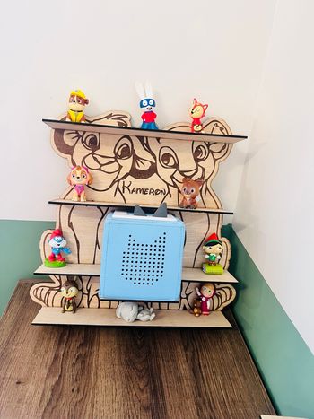 Étagère + support box intégré