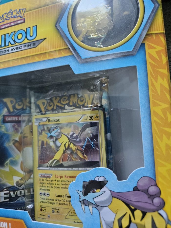 Trio Coffret Pin’s Pokémon Légendaire - Raikou Suicune Entei - Évolution XY FR - photo numéro 3