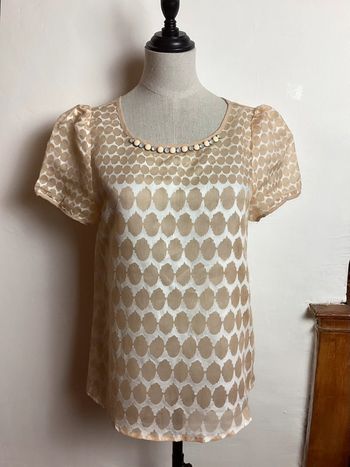 Blouse beige et écrue Lucy&Co 40