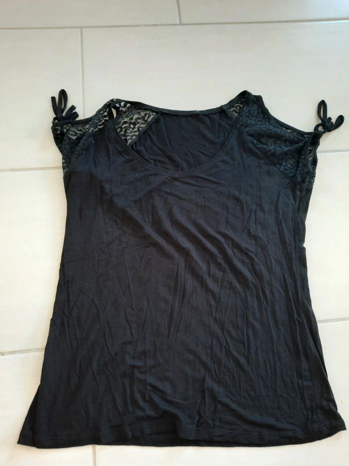 Lot de 2 t-shirt noir - photo numéro 5