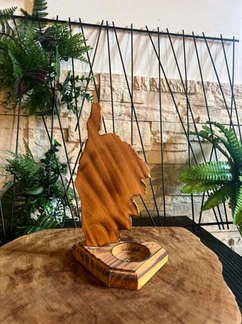 Porte-bougie Corse en bois – pour les amoureux de l'île de beauté