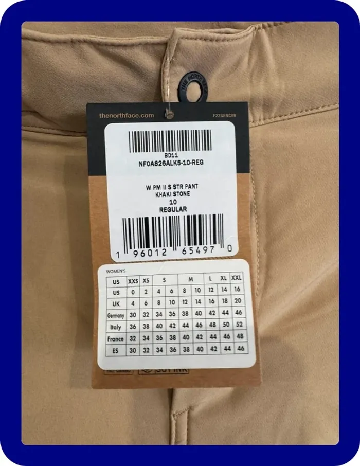 Pantalon de randonnée The North Face beige Taille L/42 - photo numéro 4