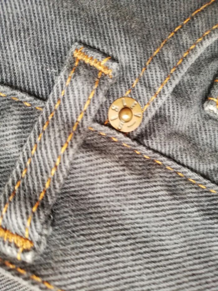 Pantalon mom jeans sisley basic denim bleu brut taille 36 femme - photo numéro 10