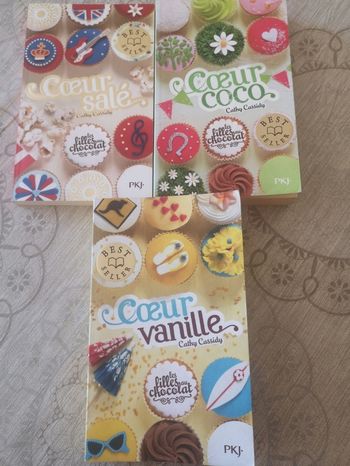 3 livres les filles au chocolat