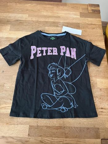 Tee shirt peter pan fée clochette disney