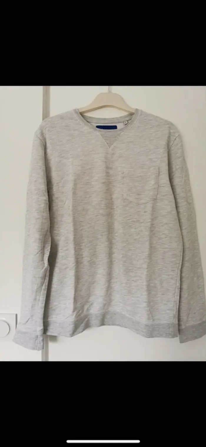 Sweat gris - homme - Jules - taille S - photo numéro 3