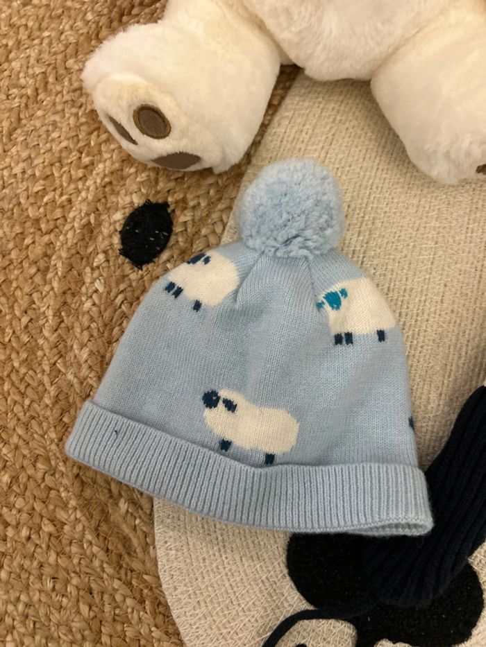 Lot de 2 bonnets Jacadi 1 an - photo numéro 2