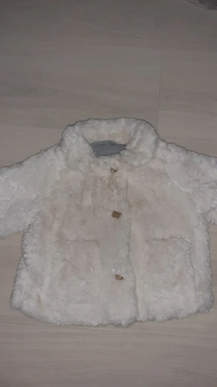 Manteau en fourrure Mango kids - photo numéro 5