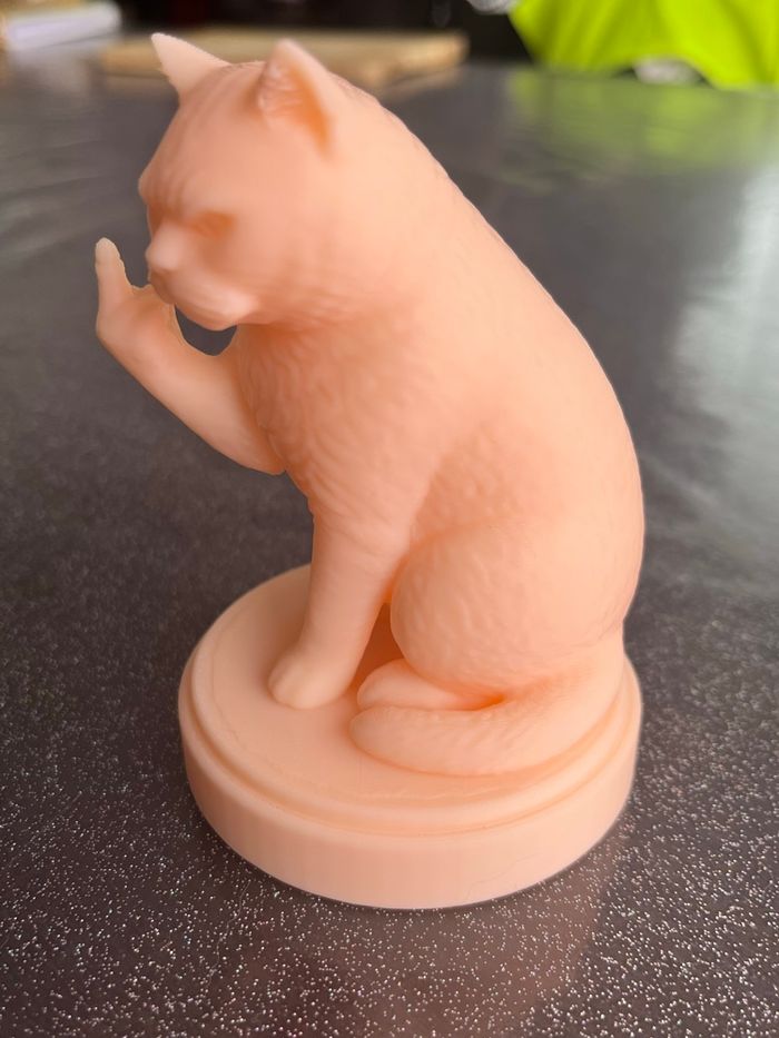 🐱 Figurine Chat Assis – Modèle original - photo numéro 4