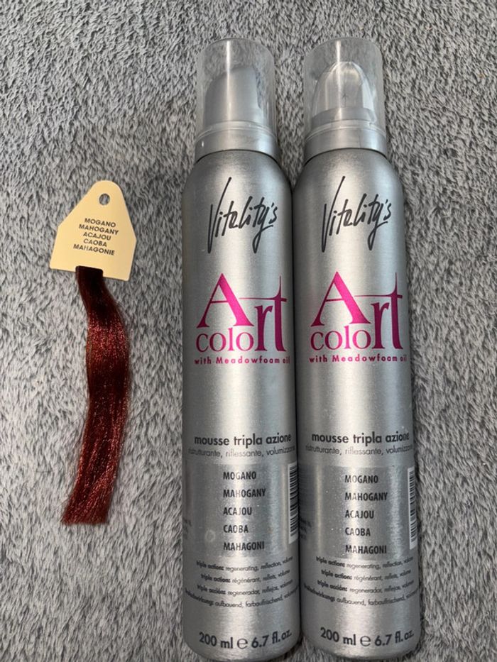 Vitality’s color mousse acajou