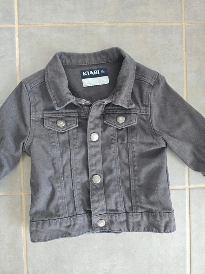 Veste en jean grise - photo numéro 3