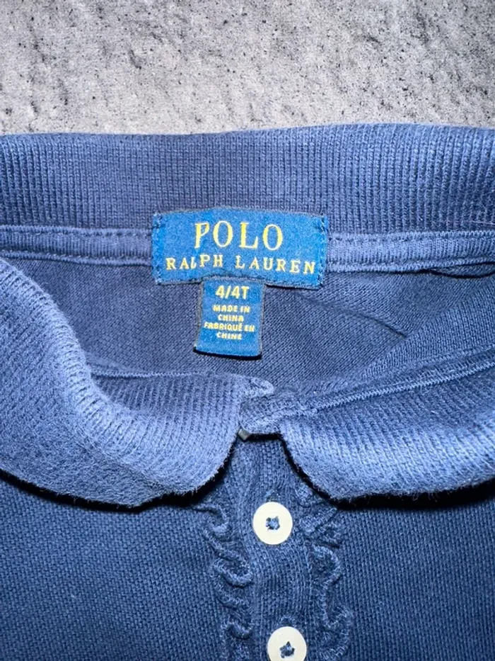 Polo Ralph Lauren fille - Taille 4 ans - Bleu marine - photo numéro 4