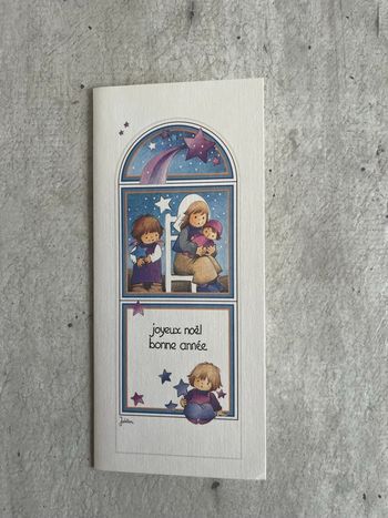 Carte joyeux Noël bonne année enfant