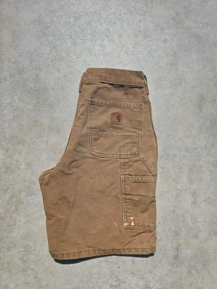 Short Carhartt W29 FR38 beige Homme Men SHO102