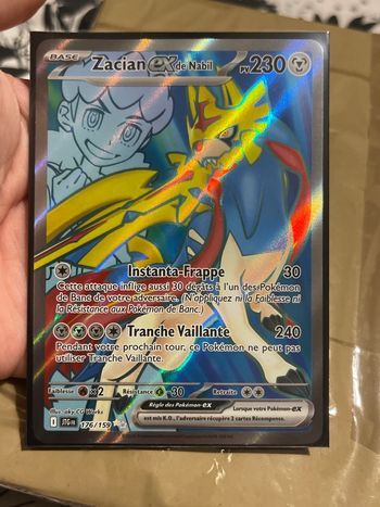 Carte Pokémon Zacian Ex de Nabil 176/159