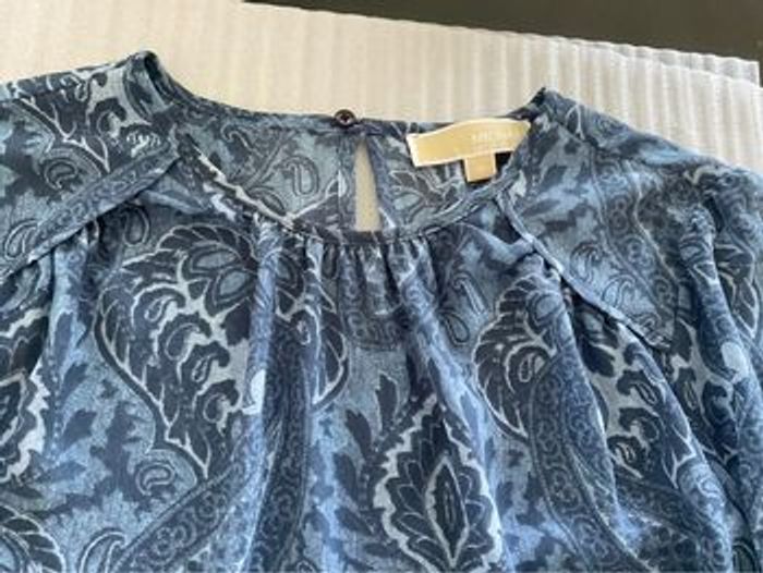 Blouse bleu Michael Kors - photo numéro 2