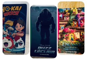 Lot 3 livres bibliothèque rose/verte