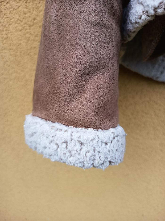 Manteau blouson aviateur daim femme - photo numéro 5