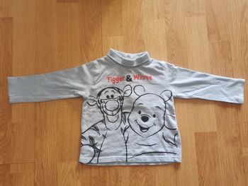 Tee shirt ml col roulè winnie et ses amis