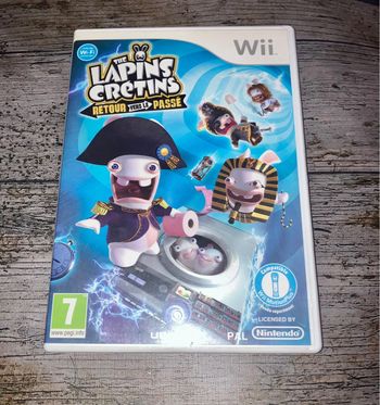 Lapins cretins Retour vers le passé Jeu Nintendo Wii sans notice