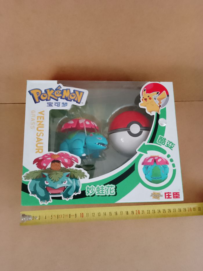 figurine pokémon pokéball venusaur grass nintendo neuve en boite - photo numéro 2