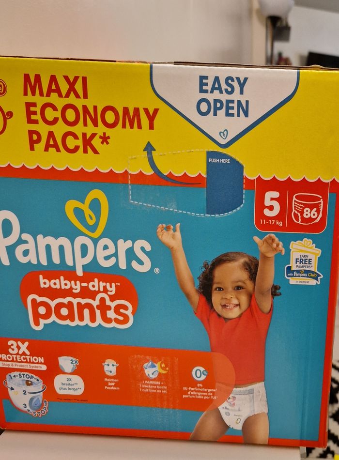 Couches pampers pants taille 5 - photo numéro 2