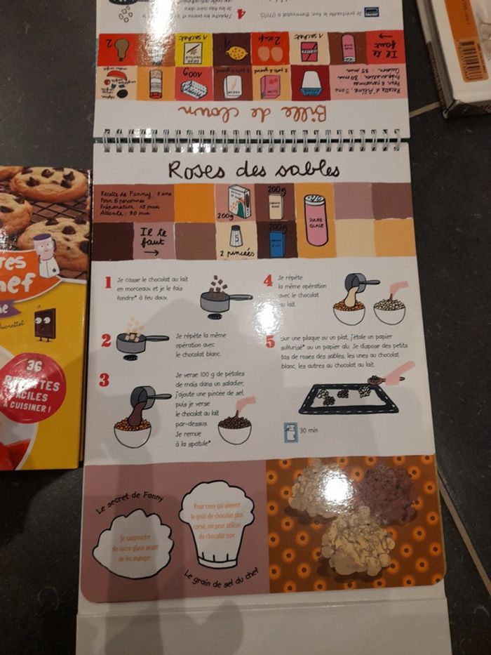 Lot de deux livres de recettes pour enfants - photo numéro 2