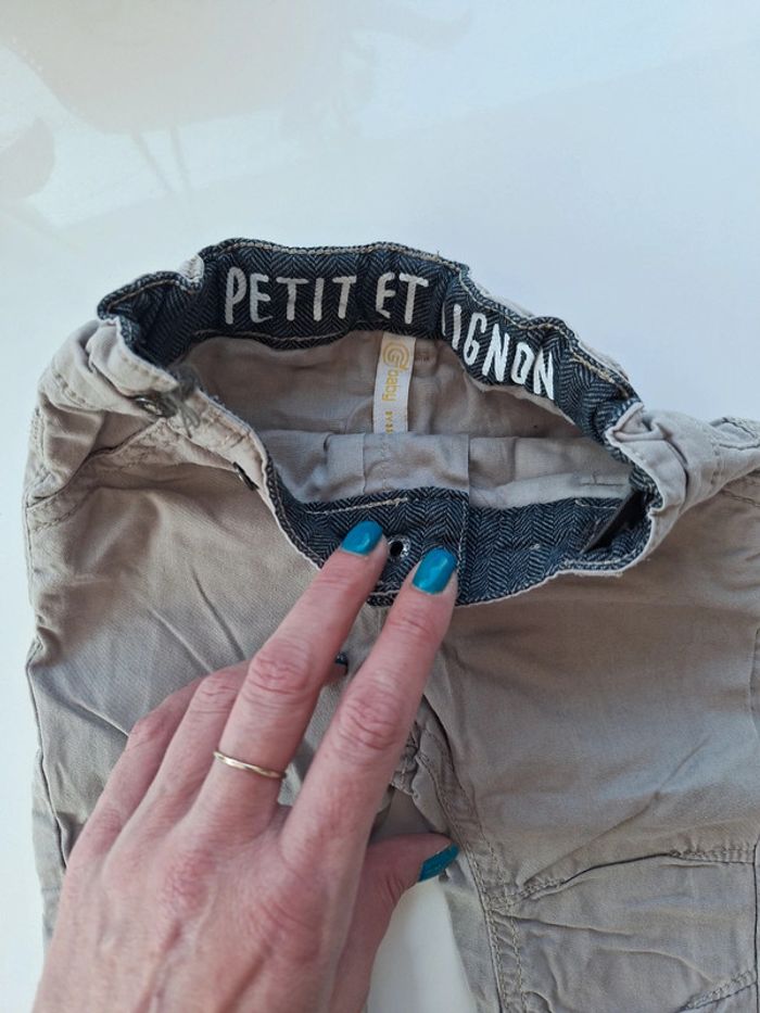 Lot 4 pantalons jeans 6 mois - photo numéro 6