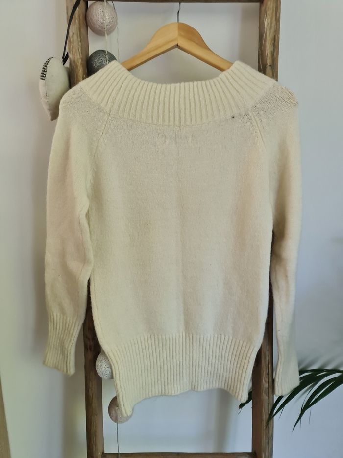 Pull Chaud taille 38 M écru - photo numéro 2