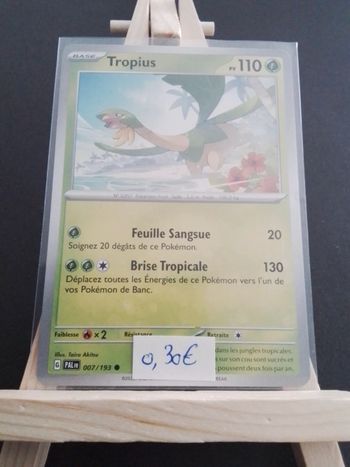 Carte Pokémon Tropius 7/193