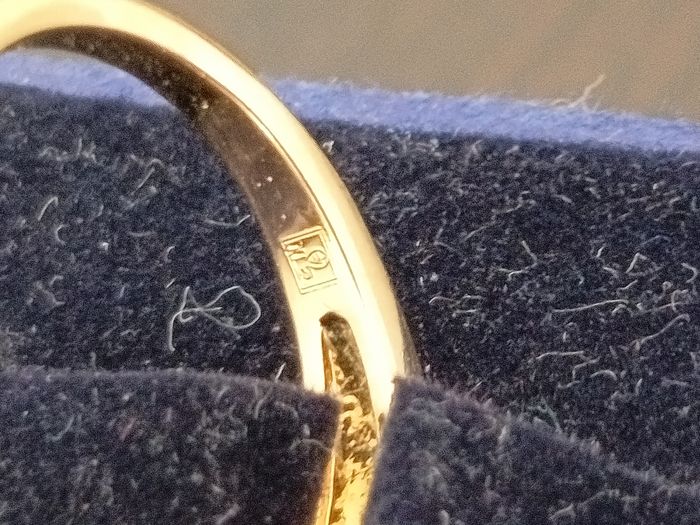 Bague plaqué or. - photo numéro 8