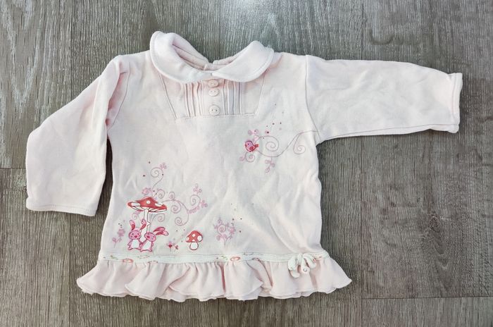 Sweat manches longues, bébé filles 6 mois - Kiss Melody