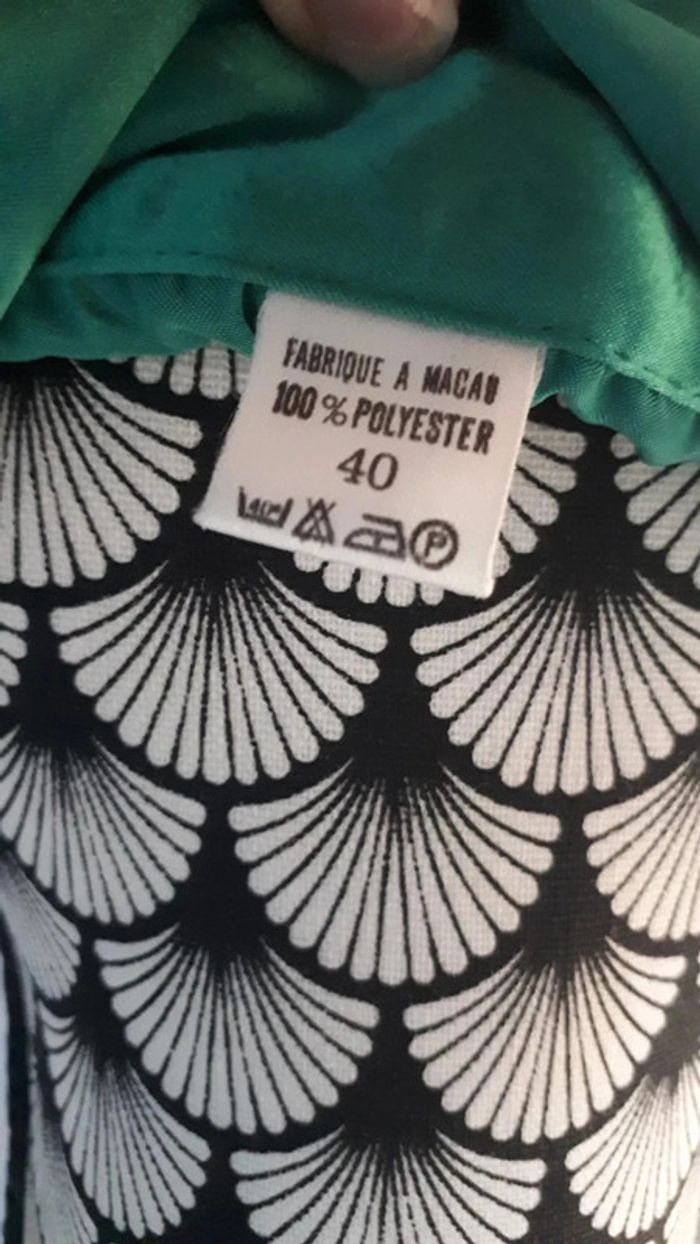 Chemisier effet soie 100% polyester - photo numéro 5